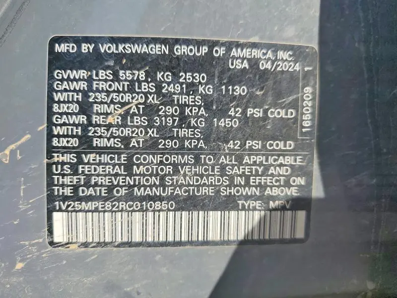 2024 VOLKSWAGEN ID.4 S  