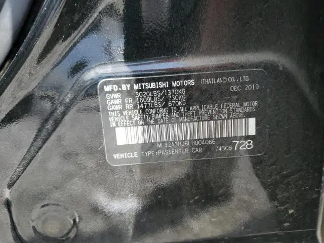 2020 MITSUBISHI MIRAGE ES  