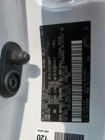 2018 TOYOTA SIENNA XLE  