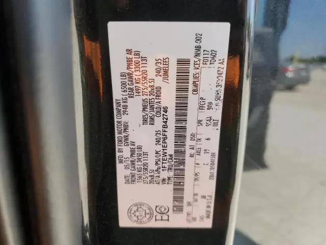 2015 FORD F150 SUPERCREW  