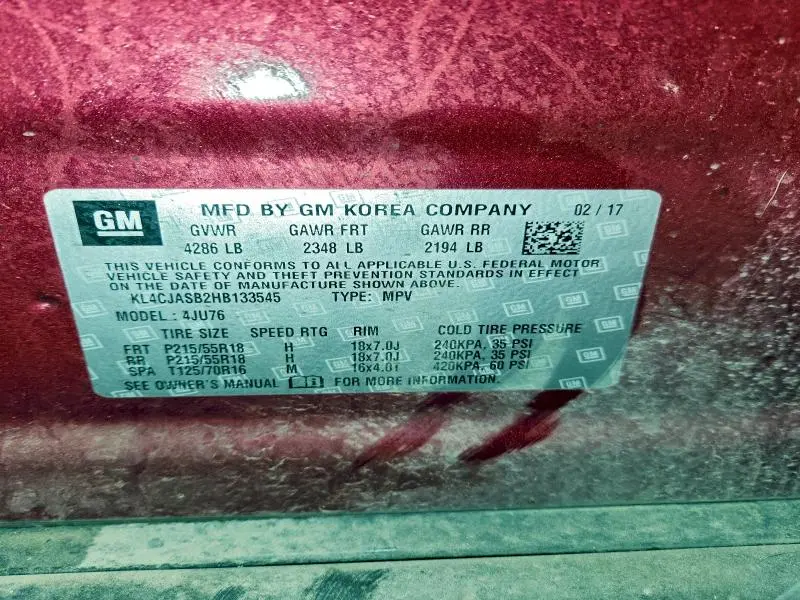 2017 BUICK ENCORE PREFERRED  