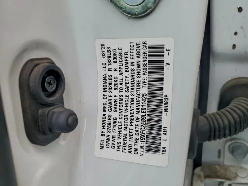 2020 HONDA CIVIC SPORT  