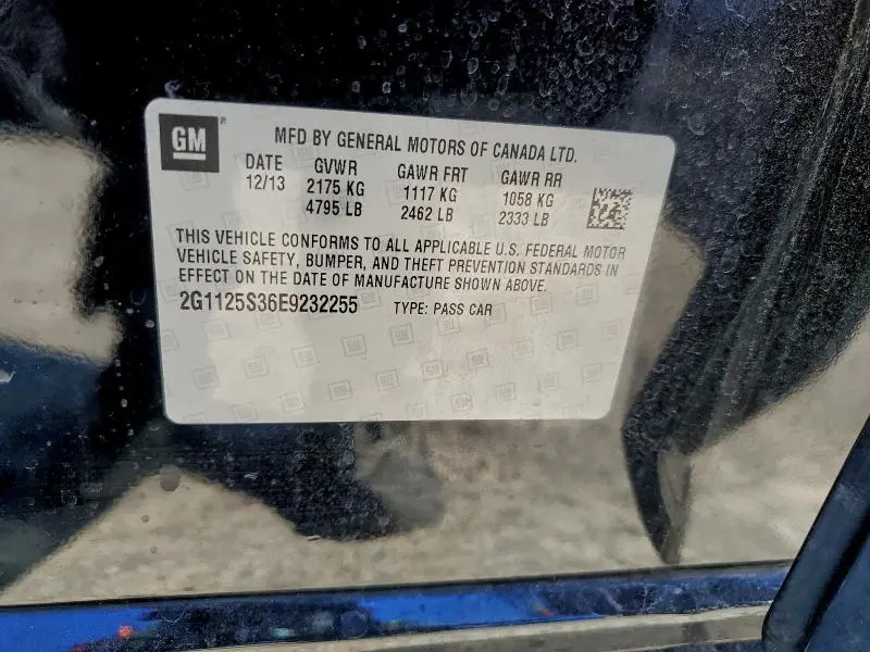 2014 CHEVROLET IMPALA LT  