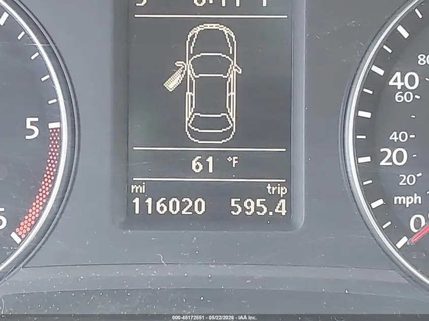 2015 VOLKSWAGEN PASSAT 2.0L TDI SE