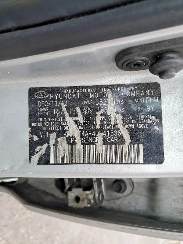 2013 HYUNDAI ACCENT GLS  