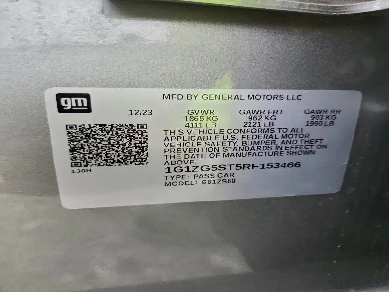 2024 CHEVROLET MALIBU RS  