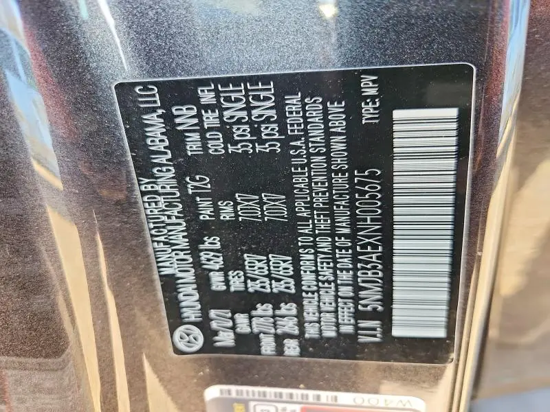 2022 HYUNDAI TUCSON SEL  