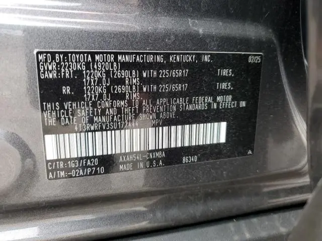 2025 TOYOTA RAV4 XLE  