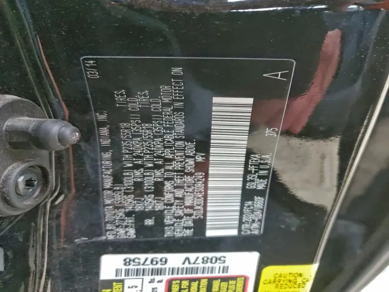 2014 TOYOTA SIENNA L 7-PASSENGER  