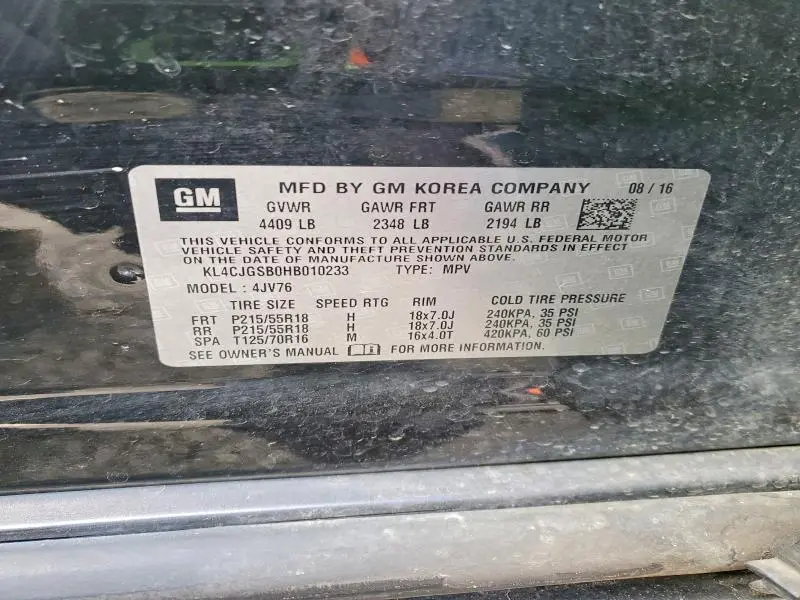 2017 BUICK ENCORE ESSENCE  