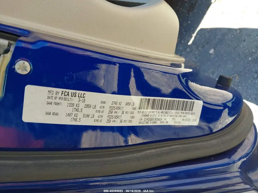 2018 DODGE GRAND CARAVAN SE