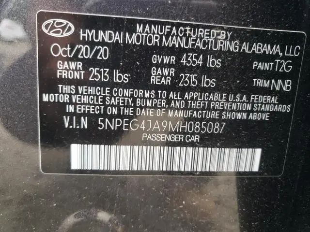 2021 HYUNDAI SONATA SE  