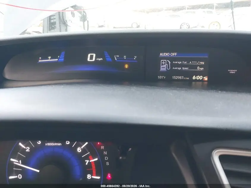 2014 HONDA CIVIC EX