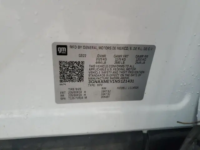 2022 CHEVROLET EQUINOX RS  