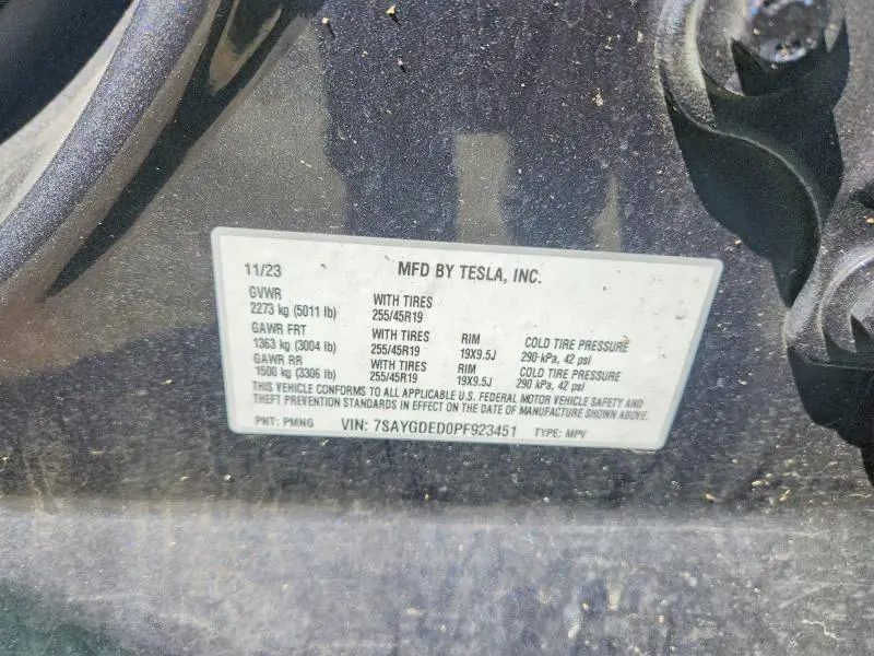2023 TESLA MODEL Y   