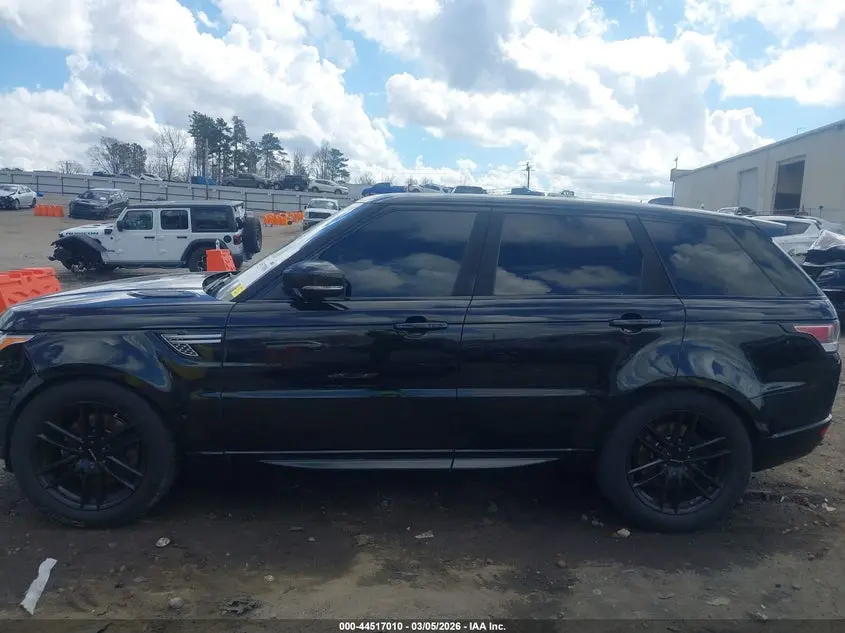 2017 LAND ROVER RANGE ROVER SPORT 3.0L V6 SUPERCHARGED HSE