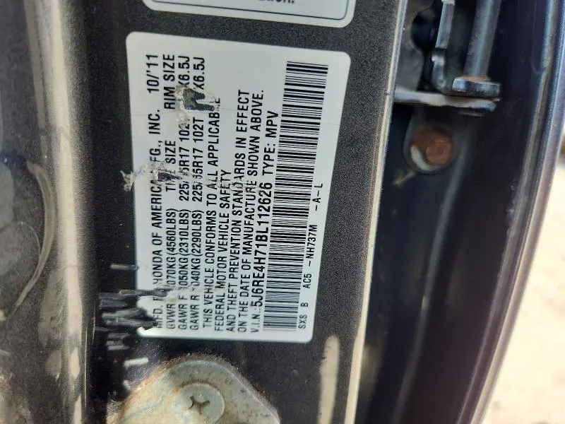 2011 HONDA CR-V EX   