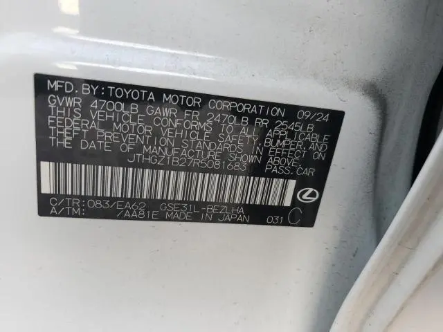 2024 LEXUS IS 350 F SPORT DESIGN  