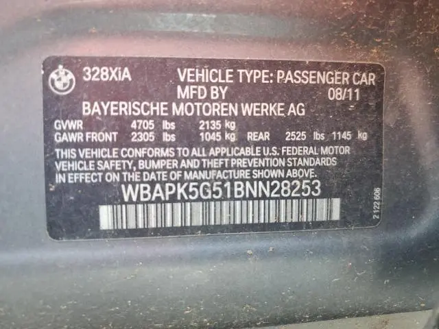 2011 BMW 328 XI SULEV  