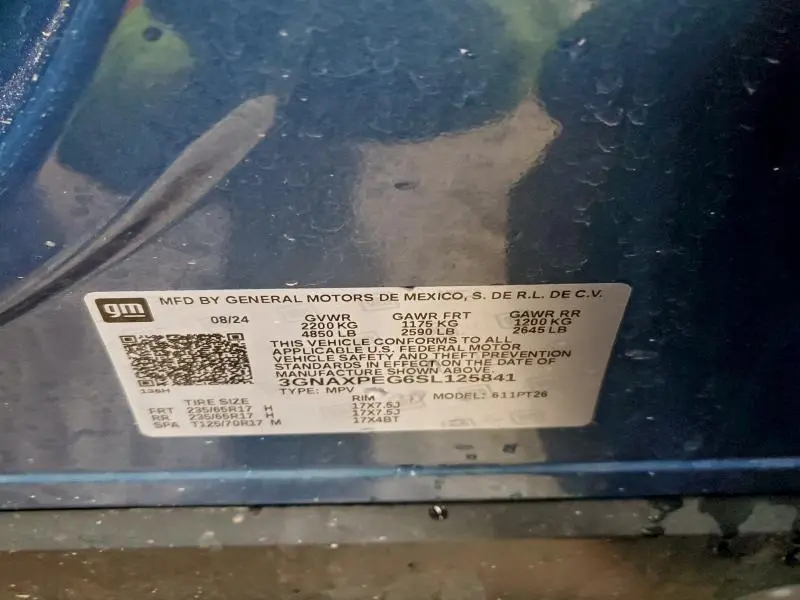 2025 CHEVROLET EQUINOX LT  