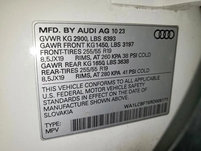 2024 AUDI Q7 PREMIUM PLUS  