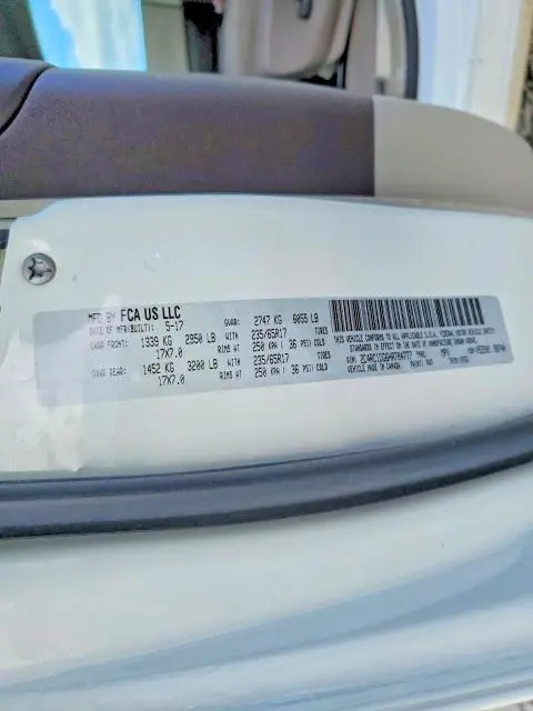 2017 CHRYSLER PACIFICA TOURING  