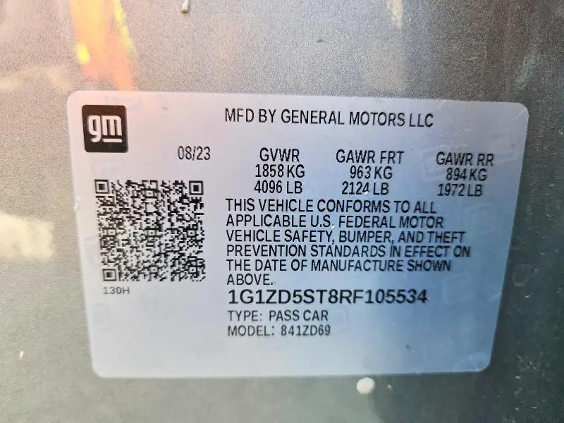 2024 CHEVROLET MALIBU LT  