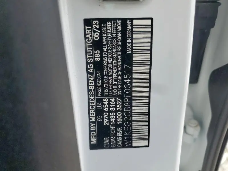 2023 MERCEDES-BENZ EQE SEDAN 500 4MATIC  