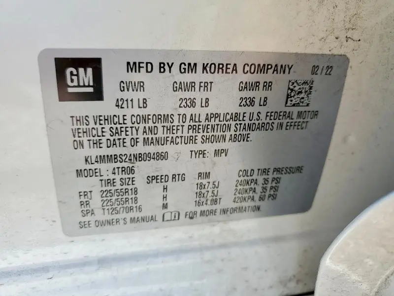 2022 BUICK ENCORE GX PREFERRED  