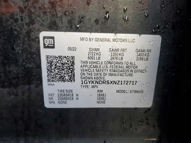 2022 CADILLAC XT5 PREMIUM LUXURY  