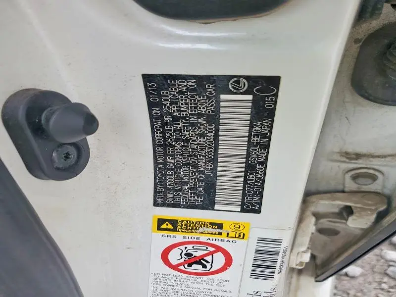 2013 LEXUS ES 350 BASE  