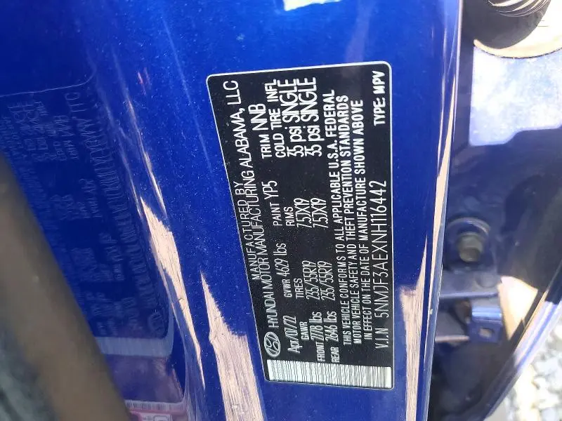 2022 HYUNDAI TUCSON SEL  