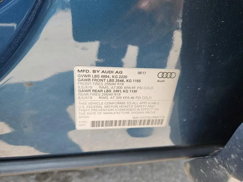 2018 AUDI Q3   