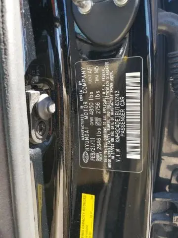 2011 HYUNDAI GENESIS 3.8L  