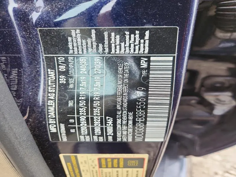 2011 MERCEDES-BENZ GLK 350 4MATIC  
