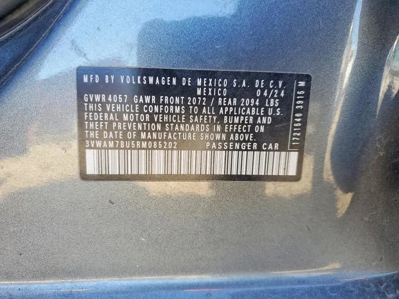 2024 VOLKSWAGEN JETTA SPORT  