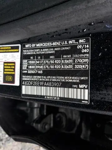 2015 MERCEDES-BENZ GL 350 BLUETEC