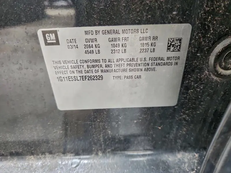 2014 CHEVROLET MALIBU 2LT  