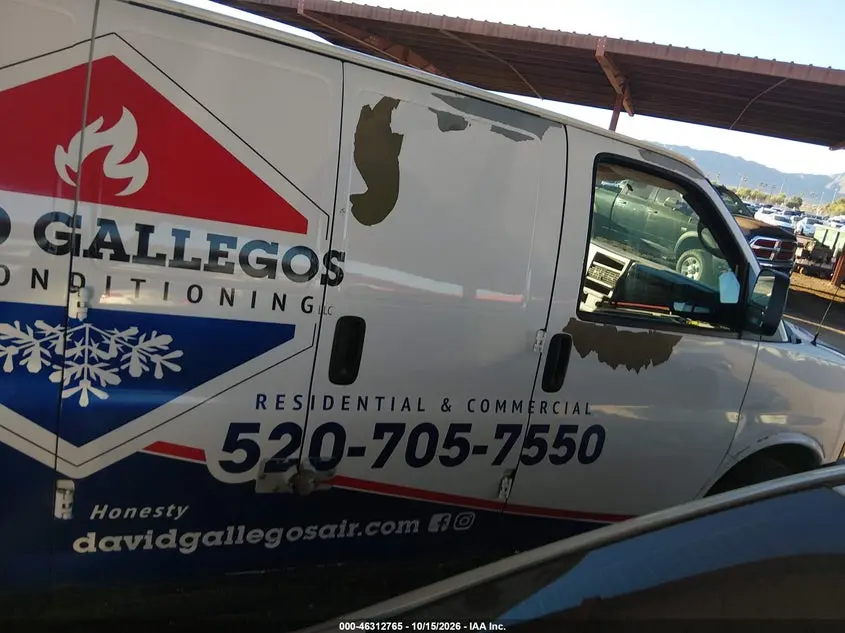 2012 CHEVROLET EXPRESS 2500 WORK VAN