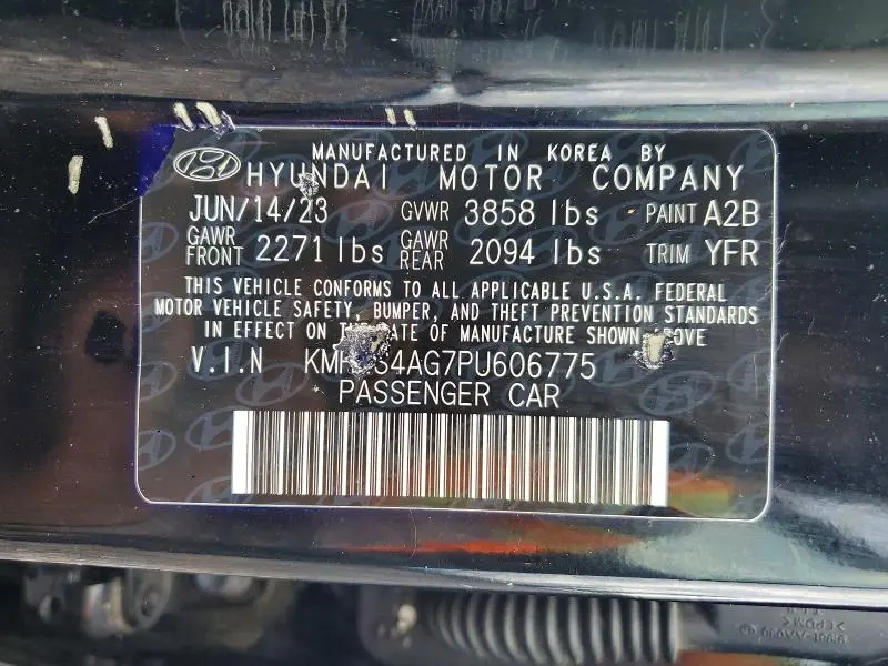 2023 HYUNDAI ELANTRA SEL  