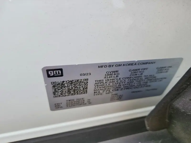 2024 CHEVROLET TRAX 1RS  