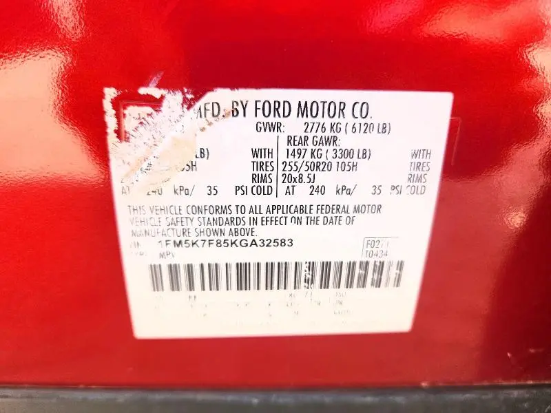2019 FORD EXPLORER LIMITED  