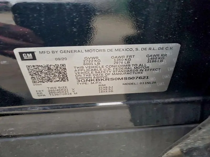 2021 CHEVROLET BLAZER RS  