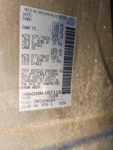 2024 NISSAN TITAN PRO-4X  
