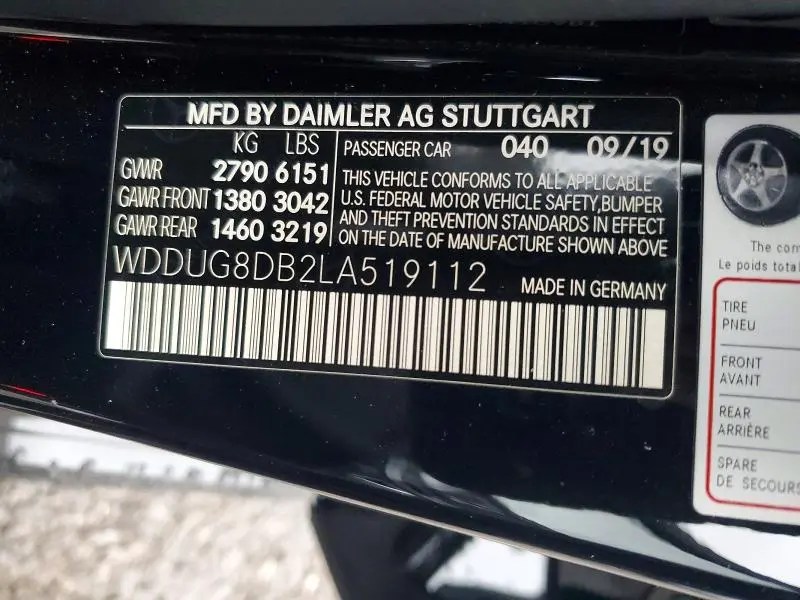 2020 MERCEDES-BENZ S 560  