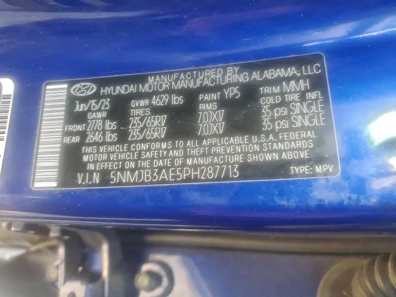 2023 HYUNDAI TUCSON SEL  