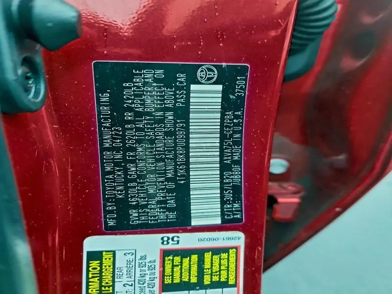 2023 TOYOTA CAMRY XSE  