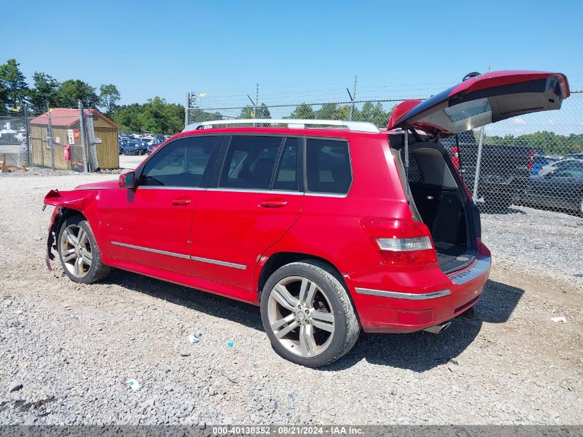 2012 MERCEDES-BENZ GLK 350 4MATIC