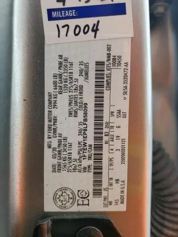 2020 FORD F150 SUPERCREW  