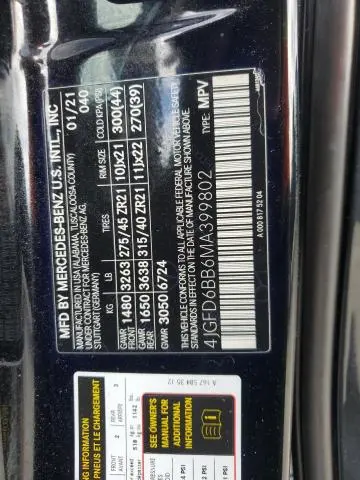 2021 MERCEDES-BENZ GLE COUPE AMG 53 4MATIC  